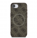 Guess PU Leather 4G Colored Ring MagSafe Fodral för iPhone 16e Brun