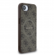 Guess PU Leather 4G Colored Ring MagSafe Fodral för iPhone 16e Brun