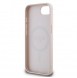 Guess PU Grained Classic Logo MagSafe Fodral för iPhone 16e Rosa