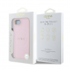 Guess PU Grained Classic Logo MagSafe Fodral för iPhone 16e Rosa