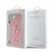 Guess PU Fixed Glitter 4G metalllogofodral för iPhone 16e Rosa