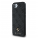 Guess PU 4G Small Metal Logo MagSafe Fodral för iPhone 16e Grå