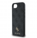 Guess PU 4G Small Metal Logo MagSafe Fodral för iPhone 16e Grå