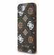 Guess PU 4G Peony MagSafe Fodral till iPhone 16e Brun