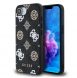 Guess PU 4G Peony MagSafe Fodral för iPhone 16e Svart