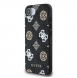 Guess PU 4G Peony MagSafe Fodral för iPhone 16e Svart
