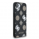 Guess PU 4G Peony MagSafe Fodral för iPhone 16e Svart