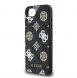Guess PU 4G Peony MagSafe Fodral för iPhone 16e Svart