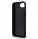Guess PU Grained 4G metalllogofodral för iPhone 16e Svart