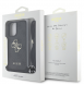 Guess PU 4G Metal Logo Crossbody Strap Fodral till iPhone 16 Svart