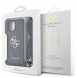 Guess PU 4G Metal Logo Crossbody Strap Fodral till iPhone 15 Svart