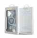 Guess IML Glitter Magnolia och Triangle Logo MagSafe Fodral för iPhone 16 Svart