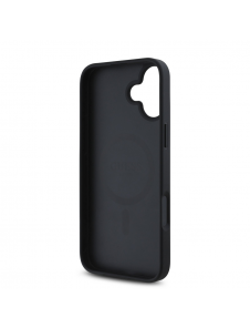 Guess PU Grained Magnolia MagSafe Fodral till iPhone 16 Svart