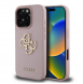 Guess PU Grained 4G metalllogofodral för iPhone 16 Pro Max Rosa