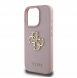 Guess PU Grained 4G metalllogofodral för iPhone 16 Pro Pink