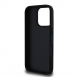Guess PU Grained 4G metalllogofodral för iPhone 16 Pro Max Svart