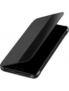 Huawei S-View Cover Vikbart Fodral Till Huawei P20 - Svart