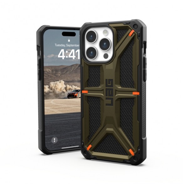 iPhone 15 Pro Max Monarch - Kevlar Element Green (11429811397B)