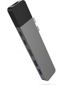 HyperDrive GN28N – USB-C-hubb för MacBook Pro 2016/2017 | Grå