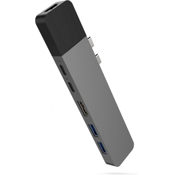 HyperDrive GN28N – USB-C-hubb för MacBook Pro 2016/2017 | Grå