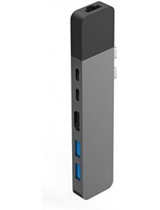 HyperDrive GN28N – USB-C-hubb för MacBook Pro 2016/2017 | Grå