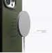 iPhone 15 Pro Civilian MagSafe Skal – Olivgrönt Skal