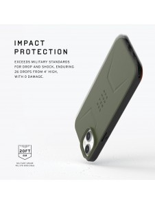 iPhone 15 Plus Civilian MagSafe Skal – Olivgrönt Skydd