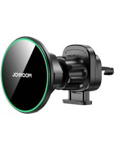 Joyroom JR-ZS412 hållare med Qi2 15W laddare, bil, för luftventil - svart