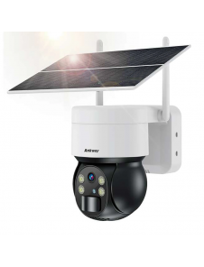 Choetech ASC006-WF solcellsdriven intelligent PTZ WiFi-kamera med 5W solpanel - vit