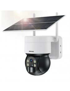 Choetech ASC006-WF solcellsdriven intelligent PTZ WiFi-kamera med 5W solpanel - vit