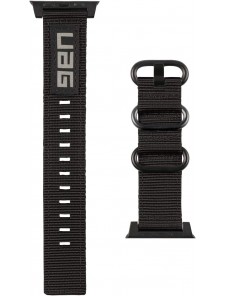 Urban Armor Gear Nato Eco-armband för Apple Watch 42 mm / 44 mm - Svart 19148C114040