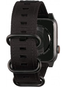 Urban Armor Gear Nato Eco-armband för Apple Watch 42 mm / 44 mm - Svart 19148C114040