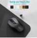 Rapoo M500 Tyst Trådlös Optisk Mus med Multilägesanslutning 2, 4 GHz och Bluetooth Svart