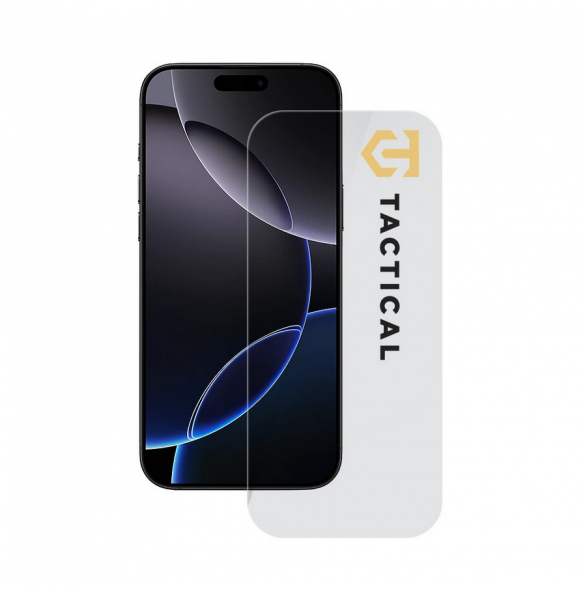 Tactical Glass Shield 2.5D sklo pro Apple iPhone 16 Pro Max/17 Pro Max Clear