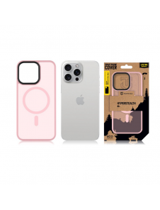 Tactical MagForce Hyperstealth-fodral för iPhone 15 Pro Max, rosa pantern