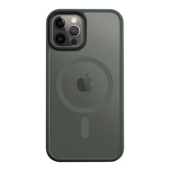 Tactical MagForce Hyperstealth-fodral för iPhone 12/12 Pro Skogsgrön
