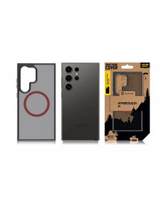Tactical MagForce Hyperstealth 2.0-fodral för Samsung Galaxy S24 Ultra Svart/Röd
