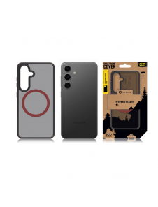 Tactical MagForce Hyperstealth 2.0-fodral för Samsung Galaxy S24 Svart/Röd