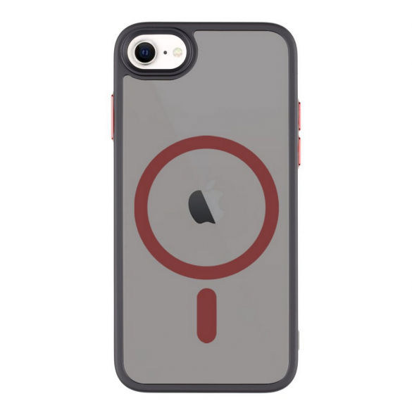 Tactical MagForce Hyperstealth 2.0-fodral för iPhone 7/8/SE 2020/SE 2022 Svart/Röd