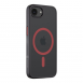 Tactical MagForce Hyperstealth 2.0-fodral för iPhone 16e Svart/Röd