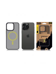 Tactical MagForce Hyperstealth 2.0-fodral för iPhone 15 Pro Max Svart/Gul