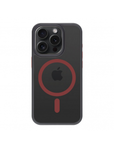 Tactical MagForce Hyperstealth 2.0-fodral för iPhone 15 Pro svart/röd