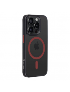 Tactical MagForce Hyperstealth 2.0-fodral för iPhone 15 Pro svart/röd