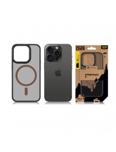 Tactical MagForce Hyperstealth 2.0-fodral för iPhone 15 Pro svart/moucha moose