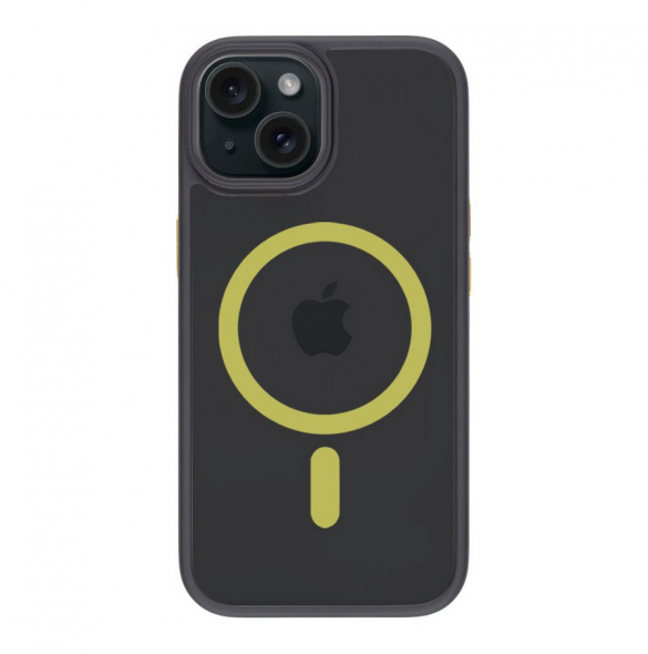 Tactical MagForce Hyperstealth 2.0-fodral för iPhone 15 svart/gul