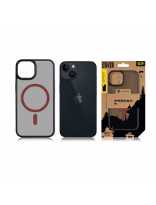 Tactical MagForce Hyperstealth 2.0-fodral för iPhone 14 svart/röd