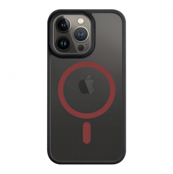 Tactical MagForce Hyperstealth 2.0-fodral för iPhone 13 Pro svart/röd