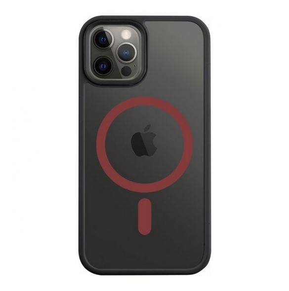 Tactical MagForce Hyperstealth 2.0-fodral för iPhone 12/12 Pro svart/röd