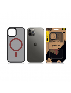 Tactical MagForce Hyperstealth 2.0-fodral för iPhone 12/12 Pro svart/röd