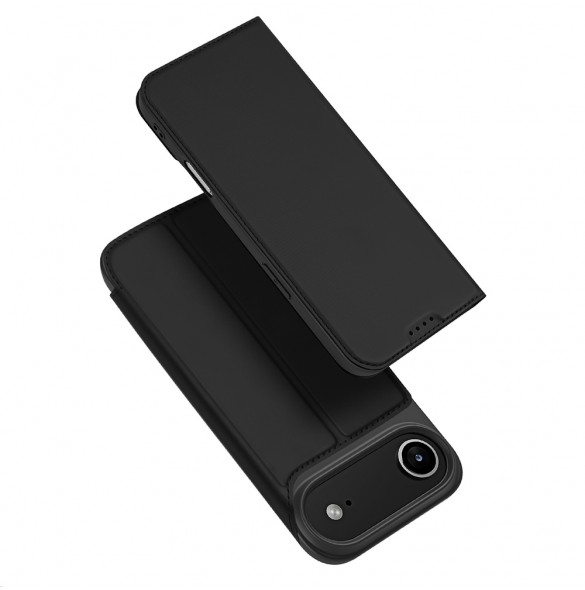 Dux Ducis Skin Pro-skal till iPhone 17 Air med fällbart skydd och kortfack – svart